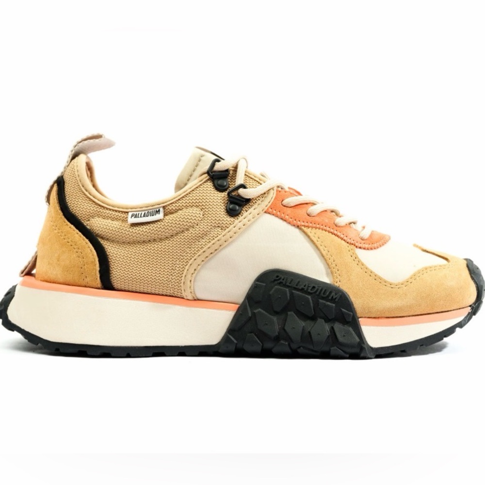Palladium Troop Runner Men’s Trail‎ Sneakers Tan Orange Outdoor Size 11.5 NWT